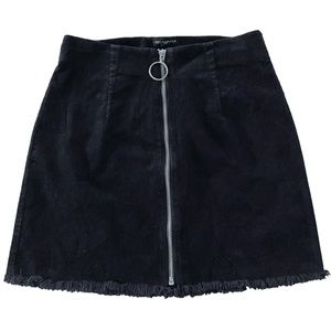 Cotton Candy LA Front Zip Mini Skirt